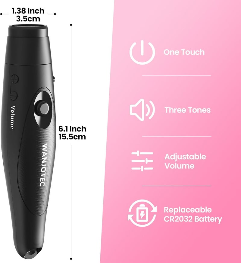 WANJOTEC Electronic Whistle for Teacher Coaches, 3 Tones Adjustable 130db Loudest High Volume Handheld Emergency Electric Whistles for Referee, P.E.Outdoor Sports Whistles with Lanyard - Image 3